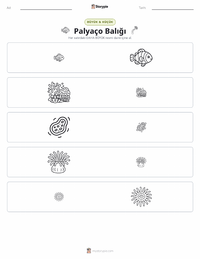 Ocellaris Palyaço Balığı yazdırılabilir çalışma sayfası önizlemesi