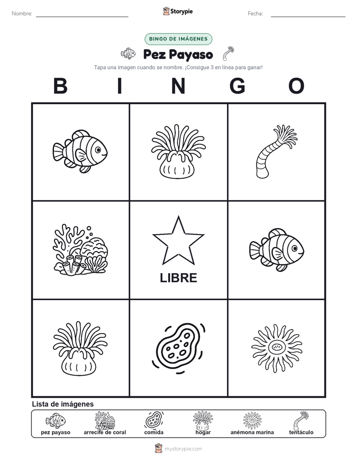 Bingo de Imágenes