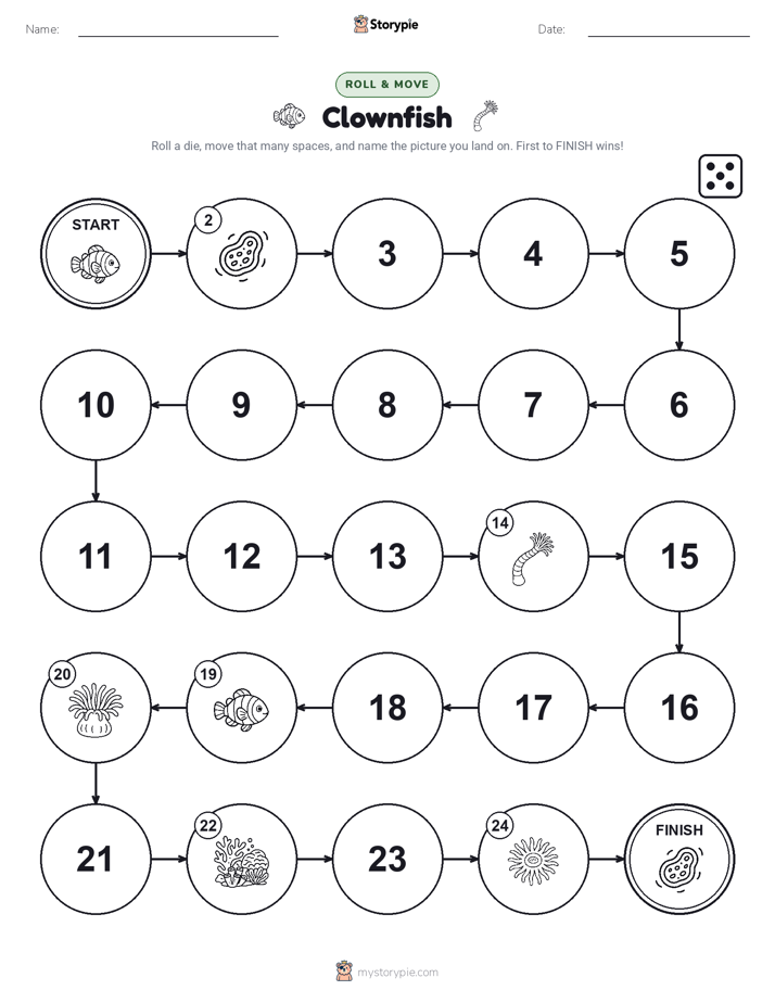 Roll & Move Game