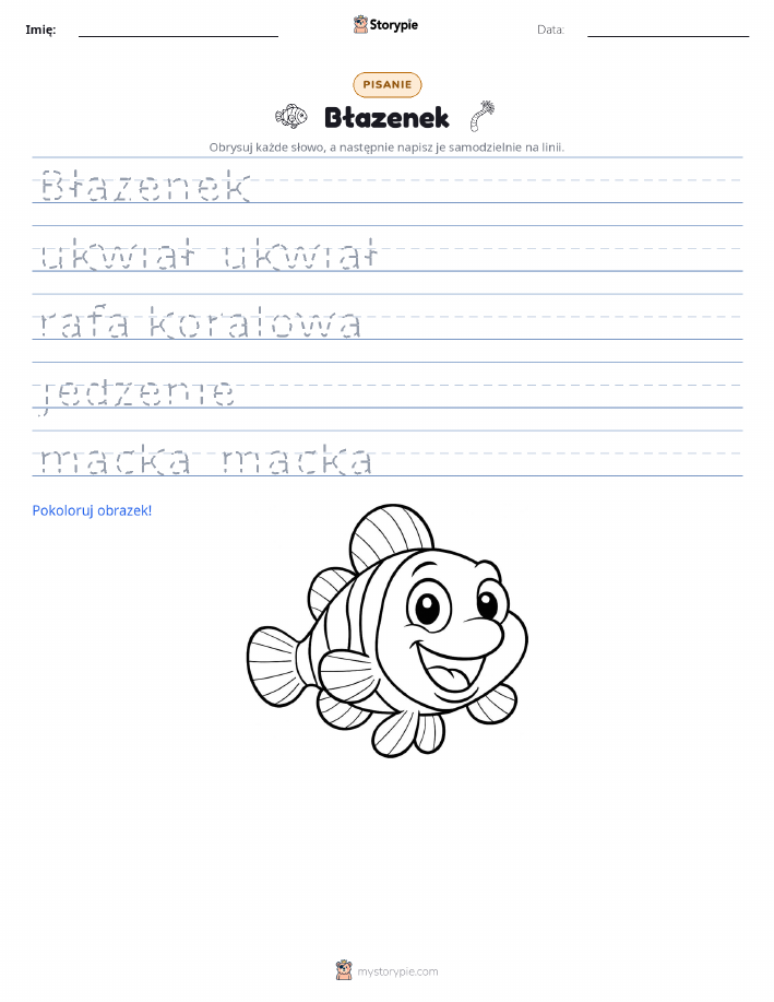Ćwiczenie Pisania
