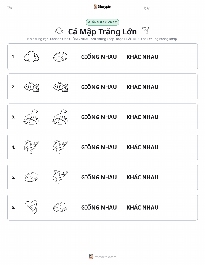 Giống Hay Khác