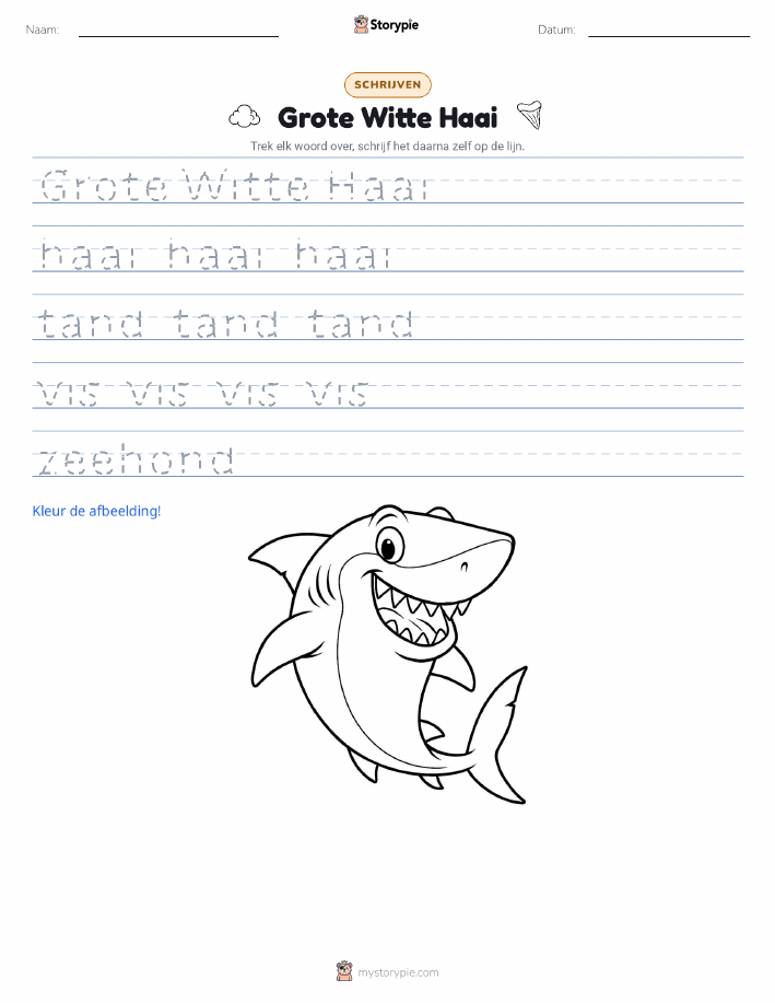 Schrijf Oefening