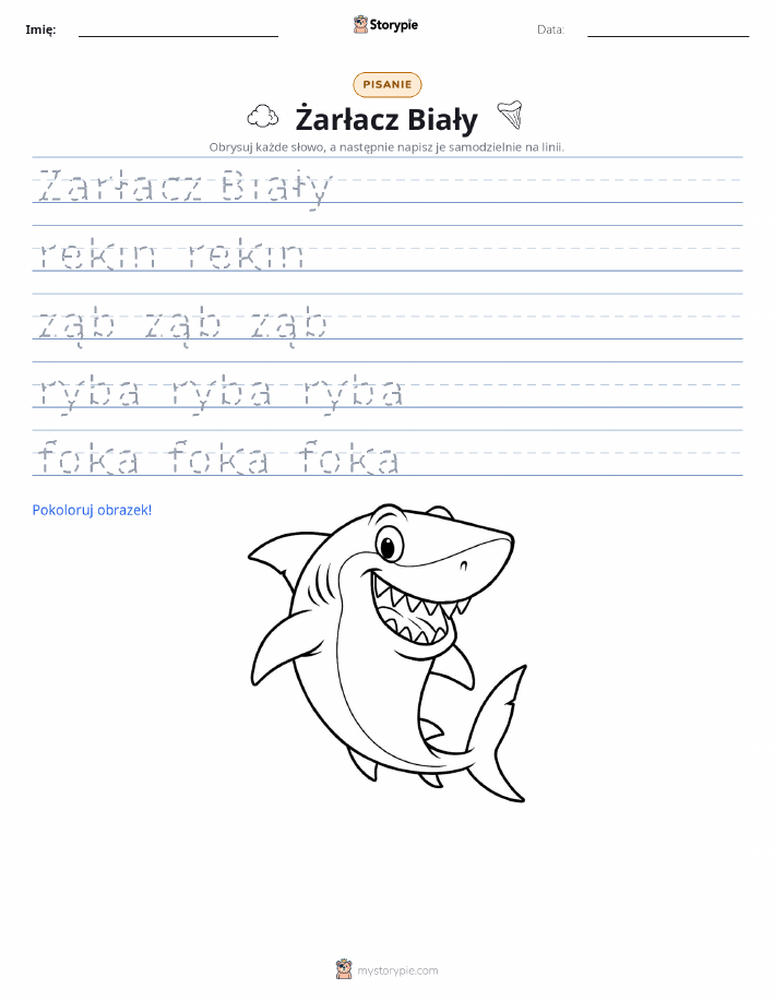 Ćwiczenie Pisania