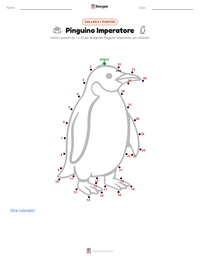 Anteprima della scheda stampabile di Pinguino Imperatore