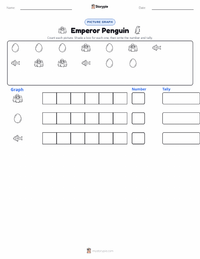 Emperor Penguin printable worksheet preview