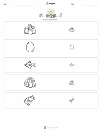 帝企鹅 可打印工作表预览