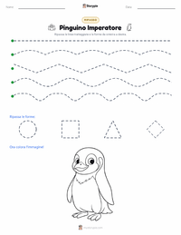Anteprima della scheda stampabile di Pinguino Imperatore