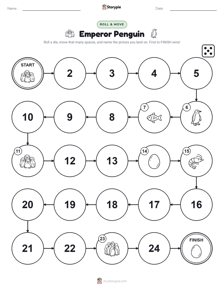 Roll & Move Game