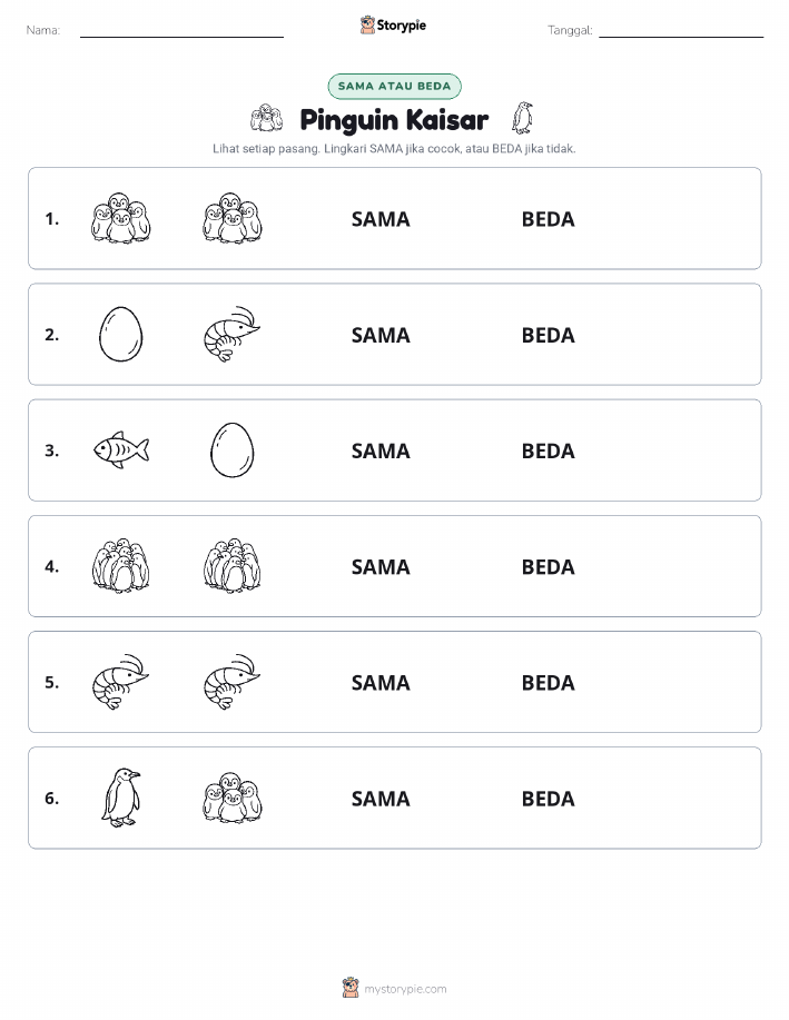 Sama atau Berbeda