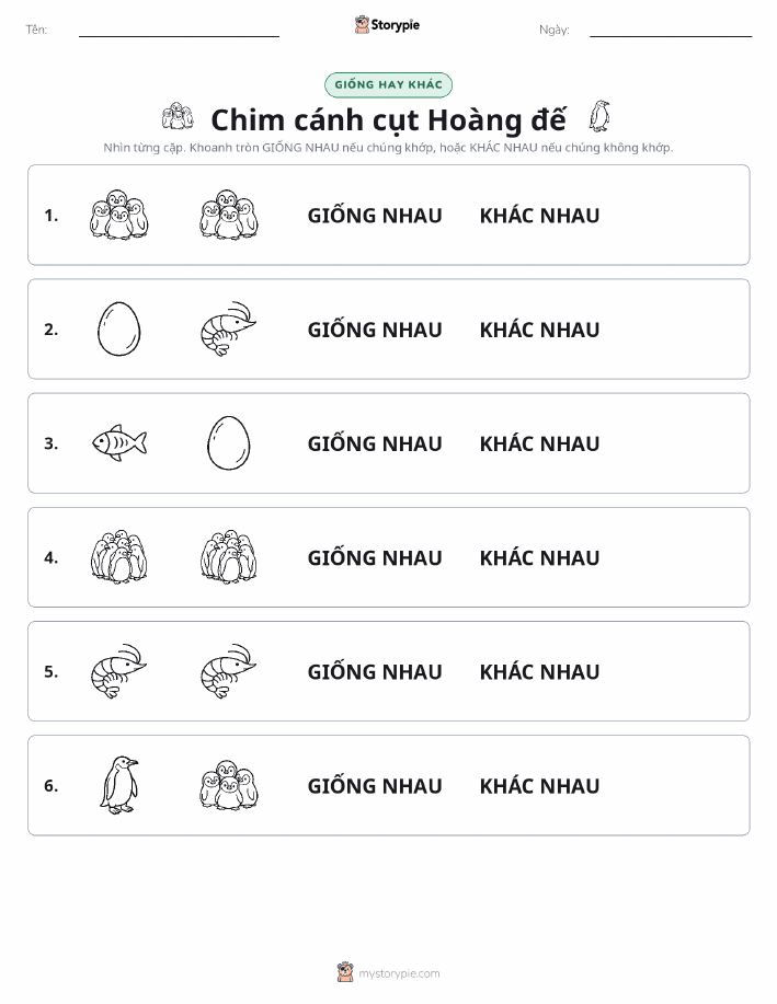 Giống Hay Khác