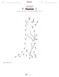 Meerkat printable worksheet preview