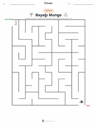 Mirket yazdırılabilir çalışma sayfası önizlemesi