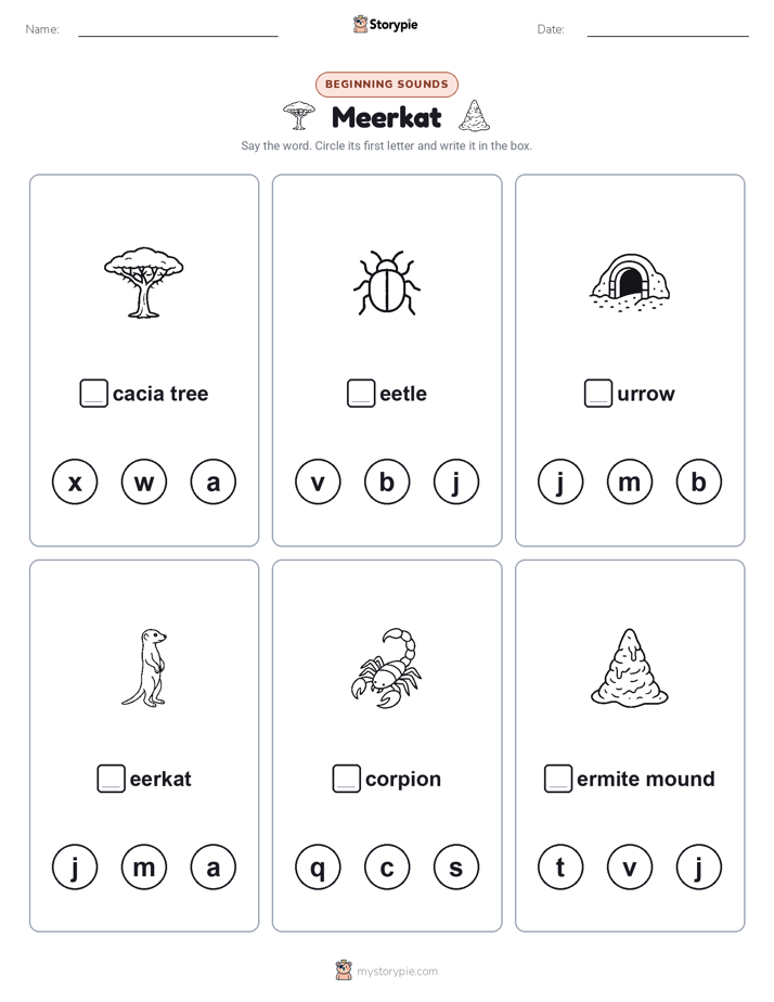 Beginning Sounds