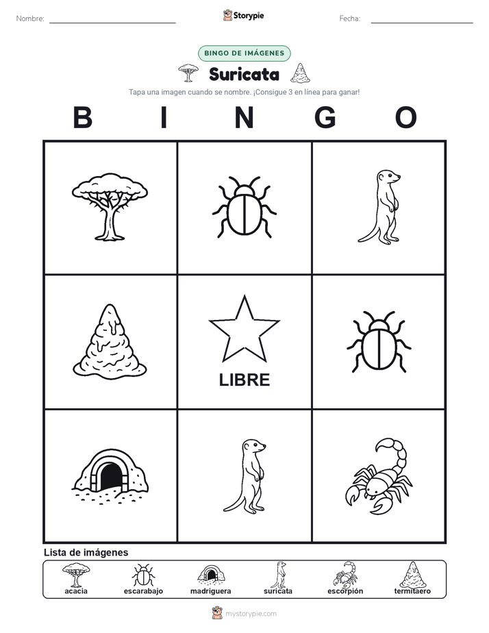 Bingo de Imágenes