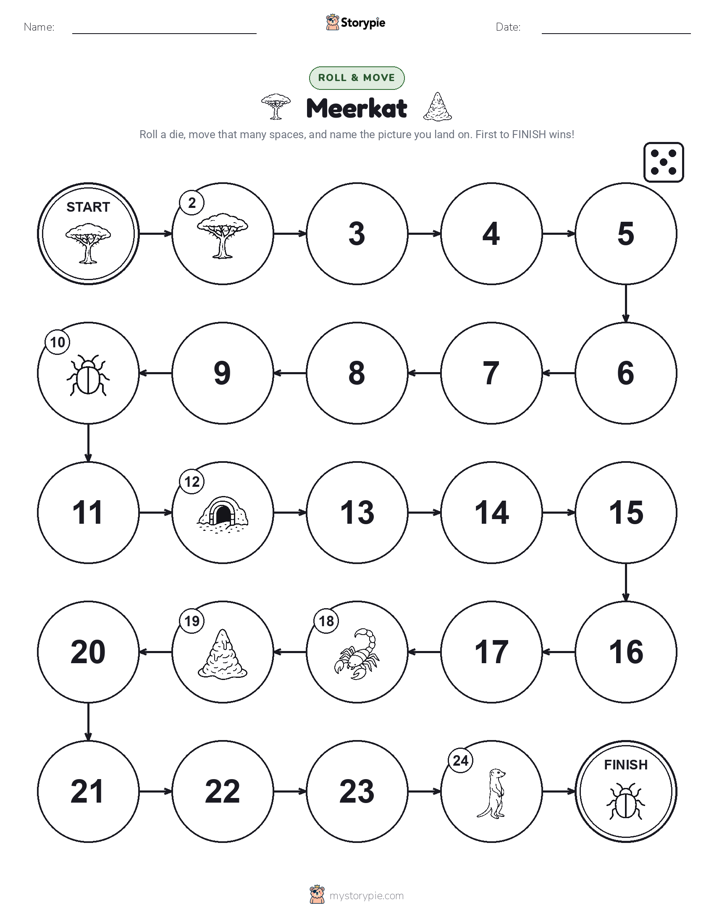 Roll & Move Game