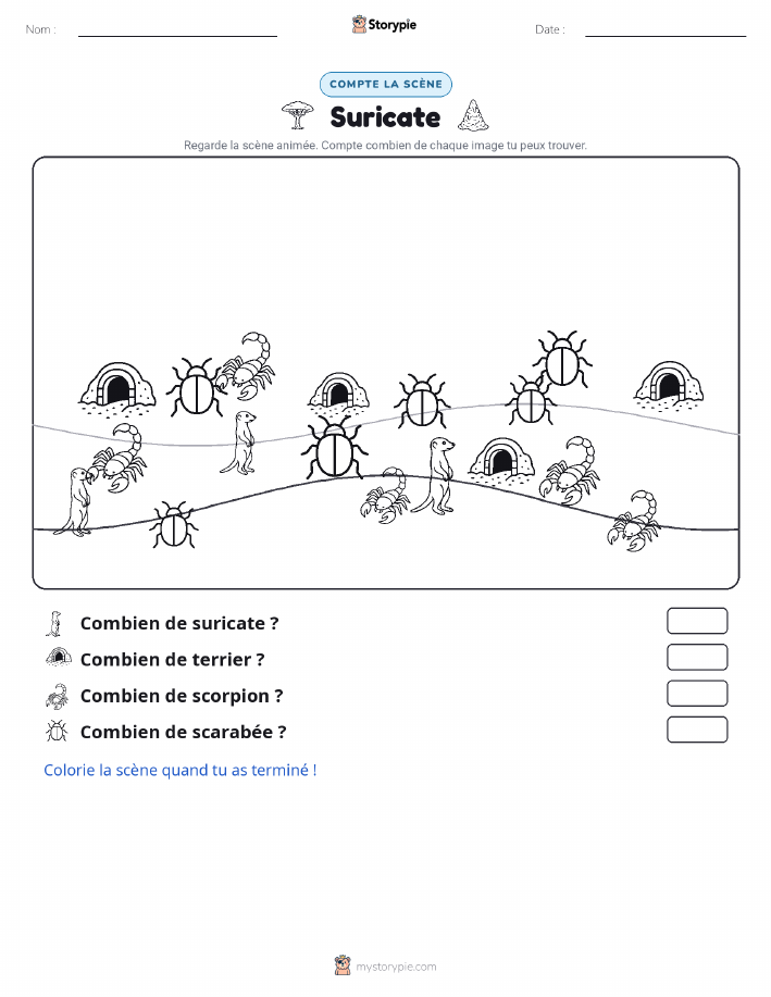 Scène de Comptage