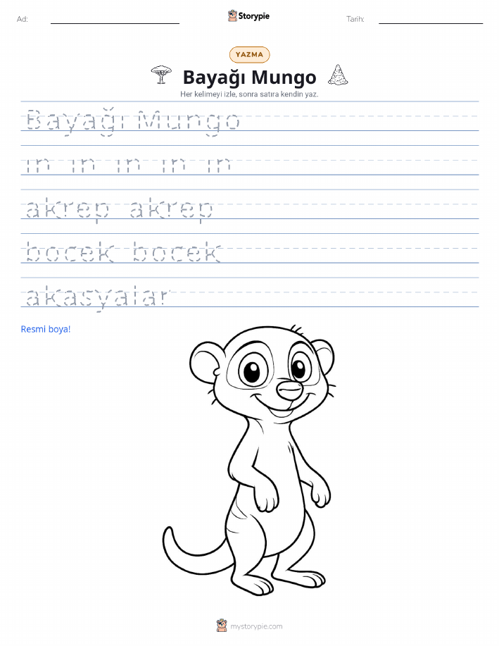 Yazma Pratiği