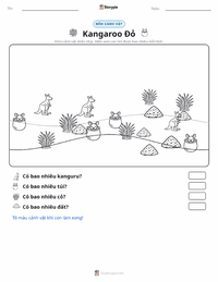 Xem trước tài liệu in sẵn Kangaroo Đỏ