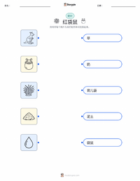 红袋鼠 可打印工作表，适合儿童