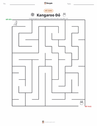 Xem trước tài liệu in sẵn Kangaroo Đỏ