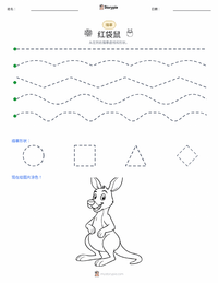 红袋鼠 可打印工作表预览