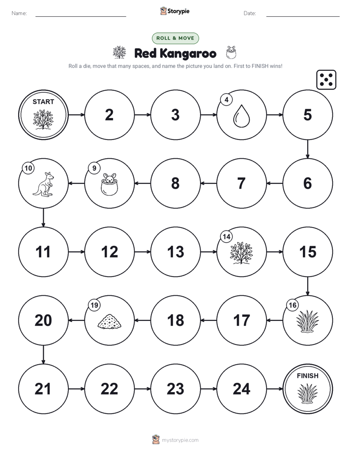 Roll & Move Game