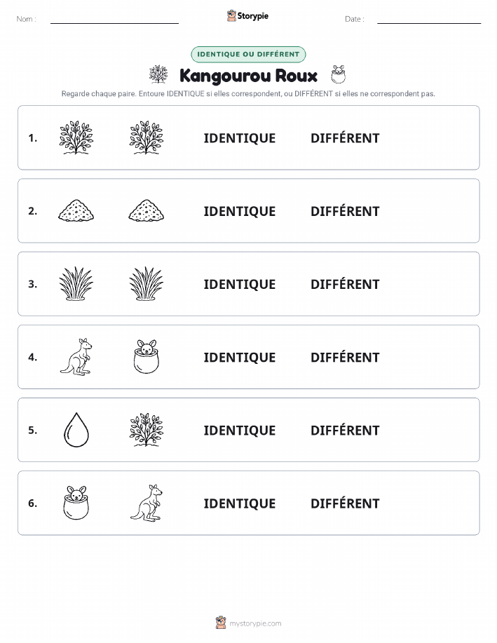 Identique ou Différent