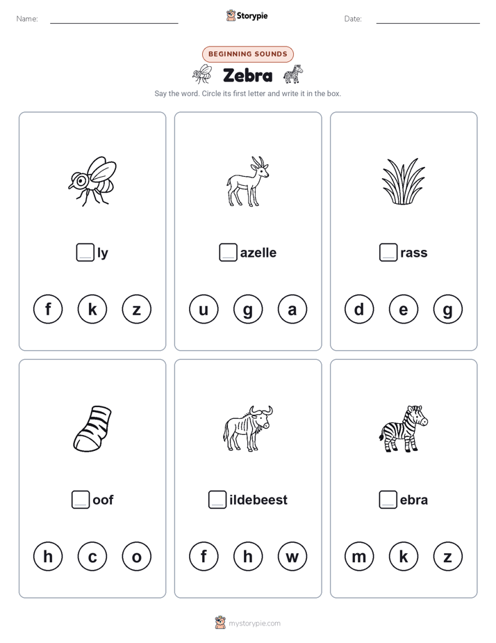 Beginning Sounds