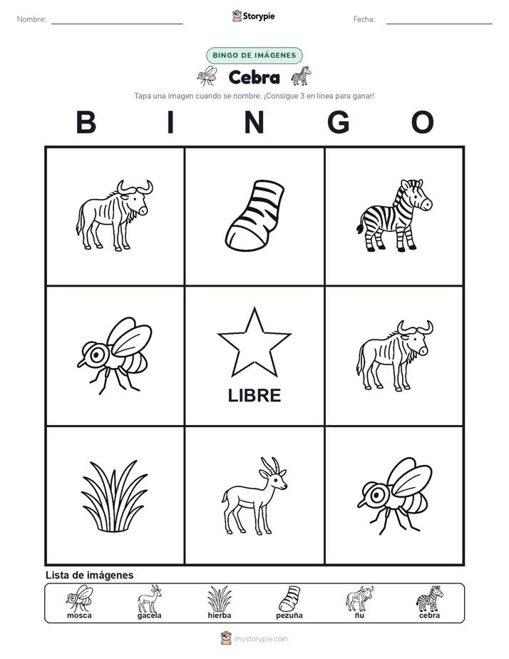 Bingo de Imágenes