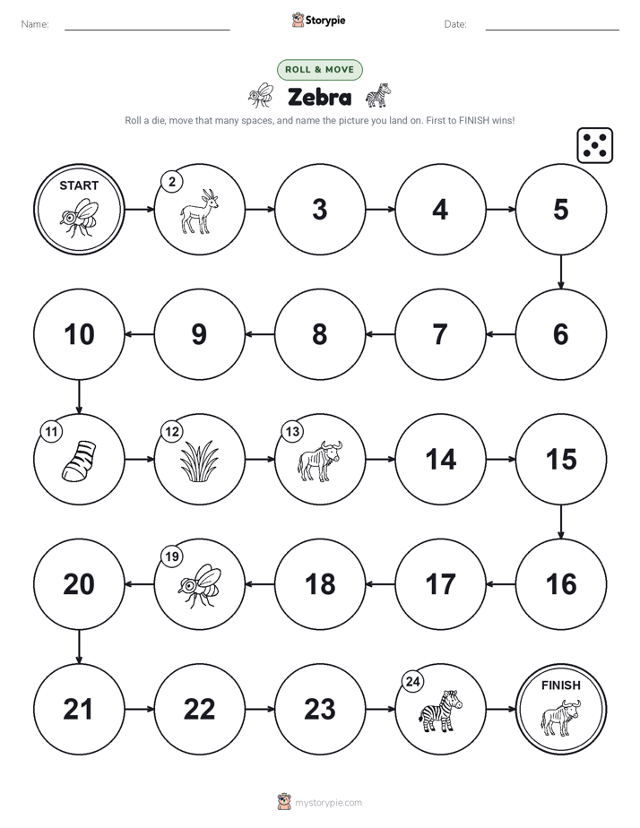 Roll & Move Game