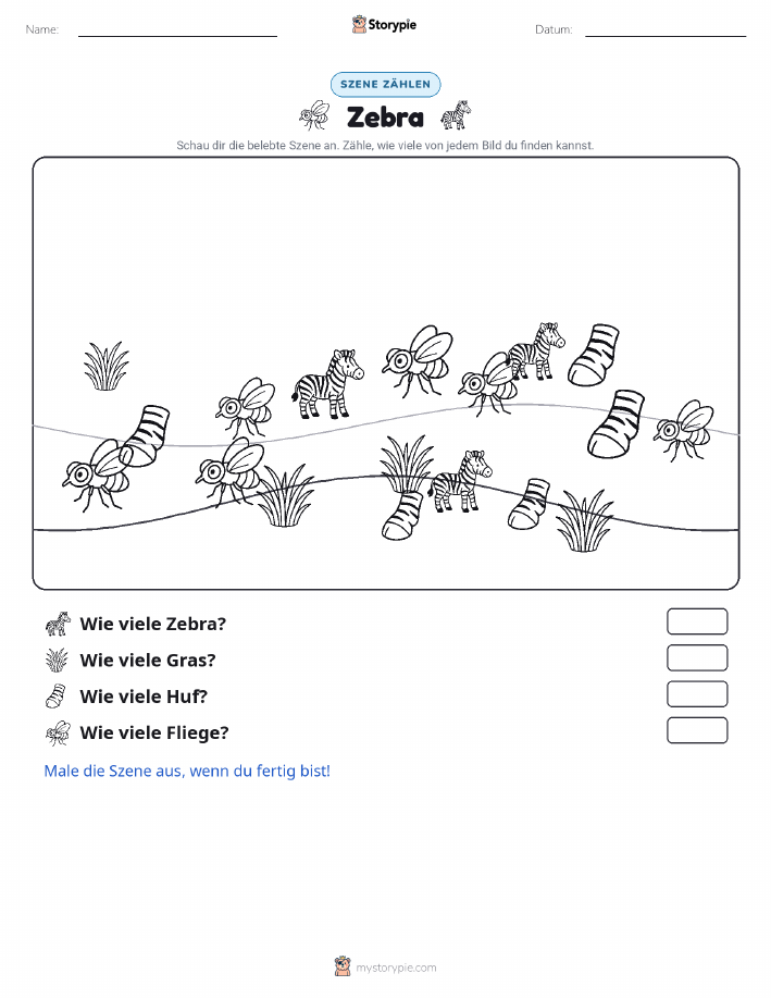 Zähl-Szene