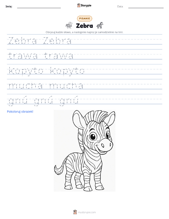 Ćwiczenie Pisania