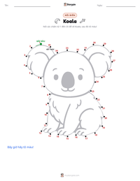 Xem trước tài liệu in sẵn Gấu Koala