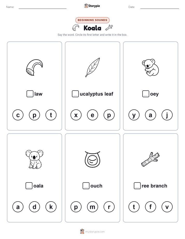 Beginning Sounds
