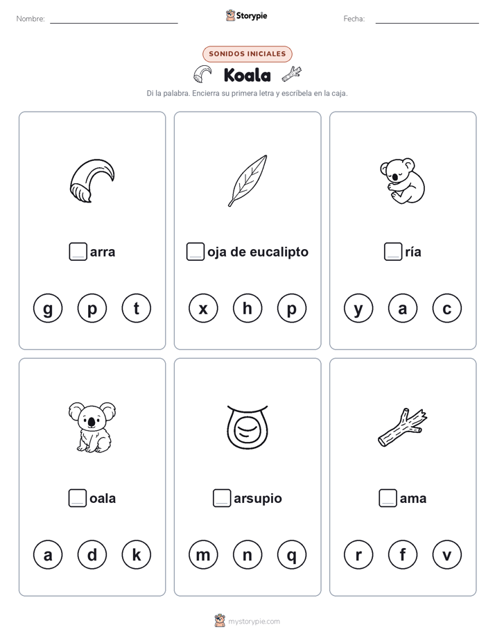 Sonidos Iniciales