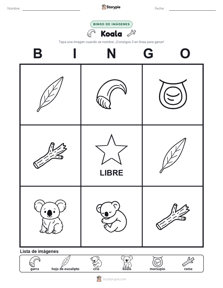 Bingo de Imágenes