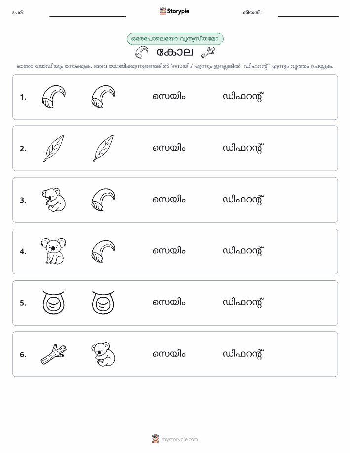 ഒന്നോ വ്യത്യാസമോ