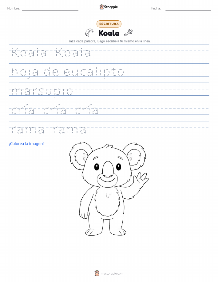 Práctica de Escritura