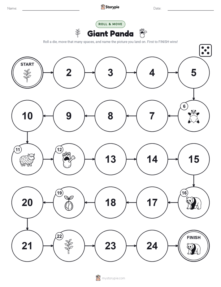 Roll & Move Game