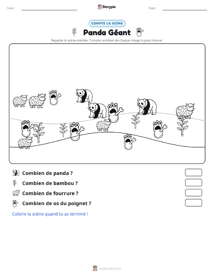 Scène de Comptage