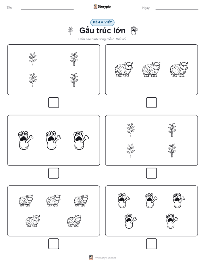 Đếm & Viết