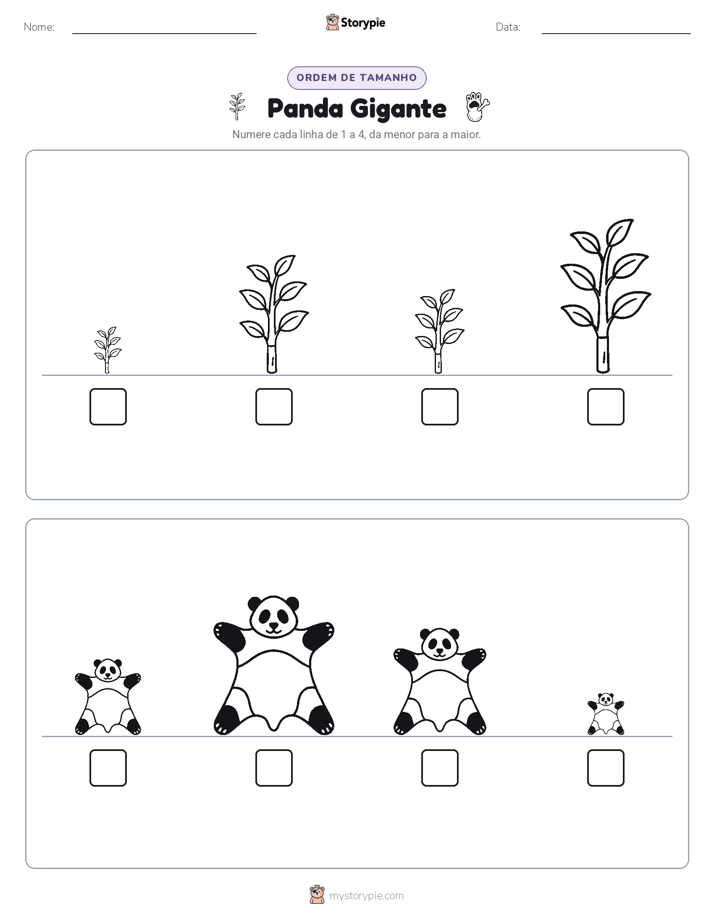 Ordem de Tamanho