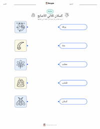 ورقة عمل قابلة للطباعة الكسلان ثلاثي الأصابع للأطفال