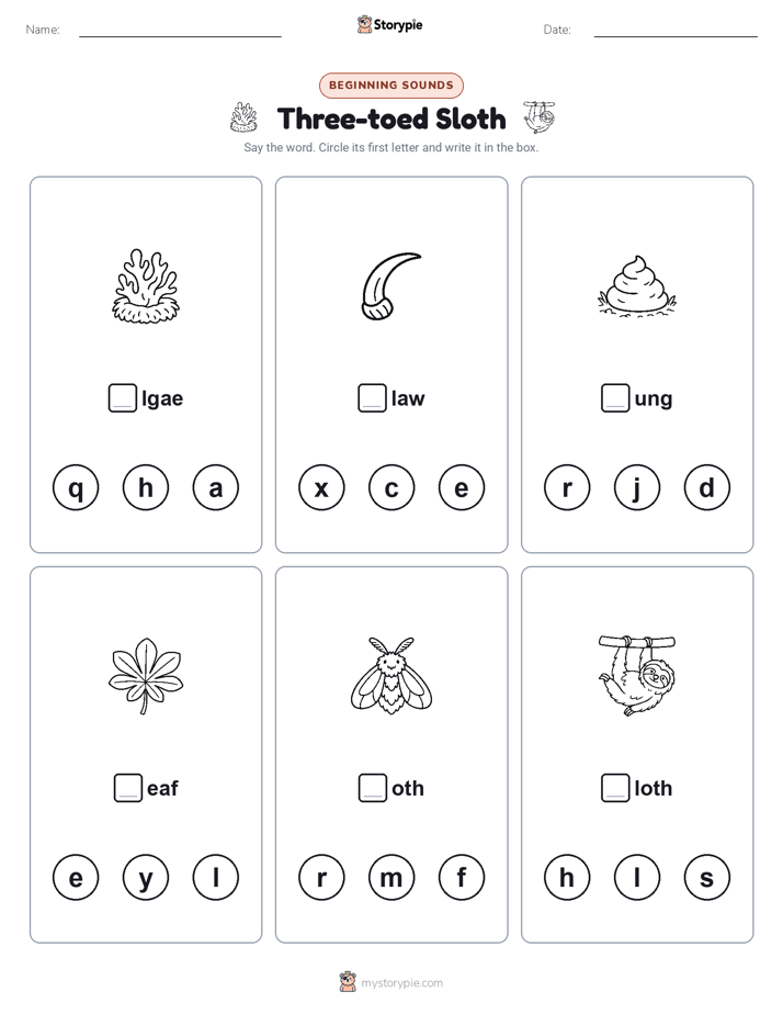 Beginning Sounds