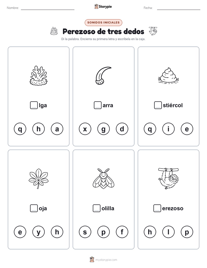 Sonidos Iniciales