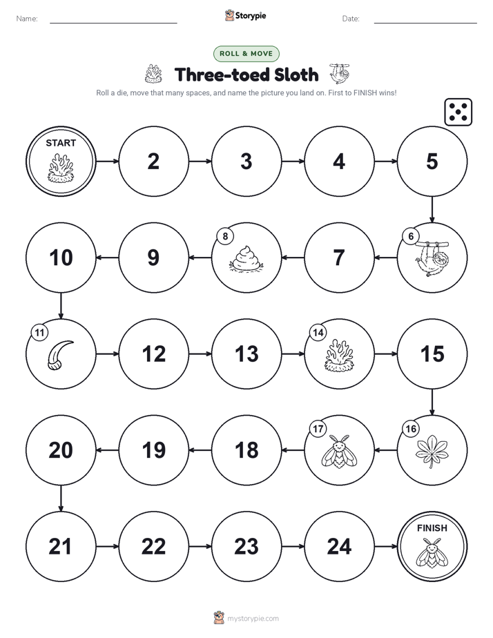 Roll & Move Game