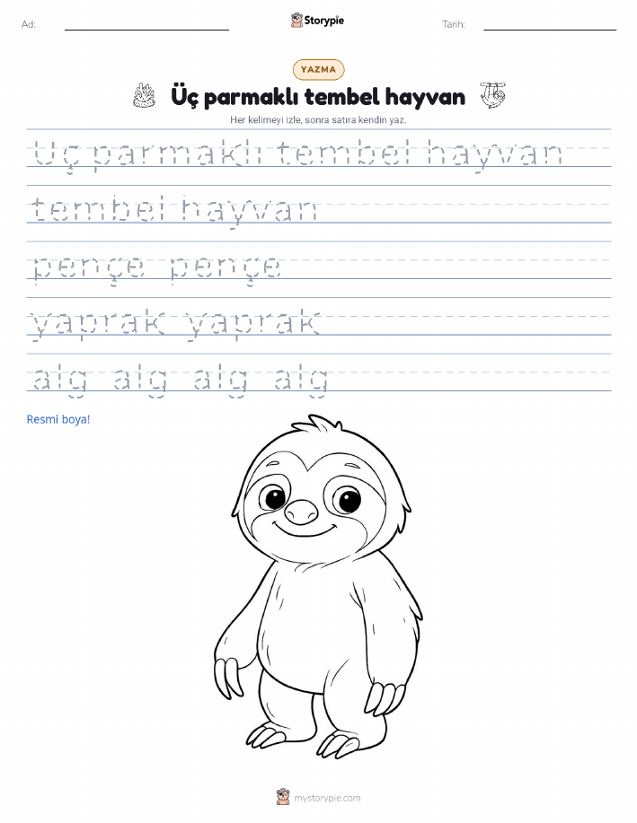 Yazma Pratiği