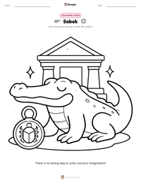 Sobek printable worksheet preview
