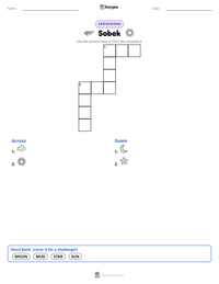 Sobek printable worksheet preview