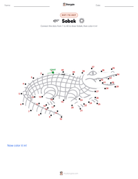 Sobek printable worksheet preview